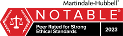 2023 Notable ethical standard award logo